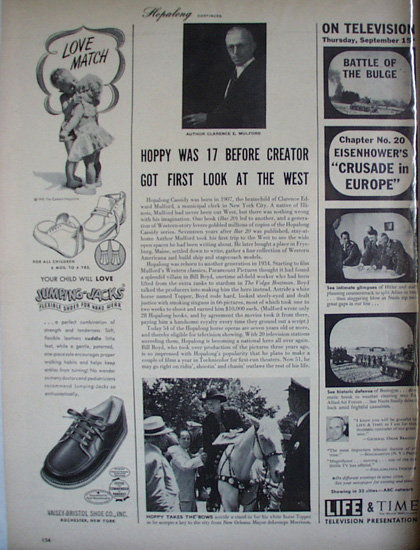 Hopalong Cassidy 1949 Article