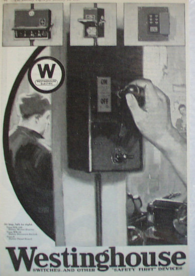 Westinghouse Electrical Industrial Heating 1920 Ad