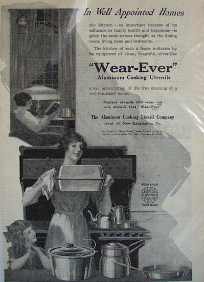 Wear Ever Aluminum Cooking Utensils 1920 Ad