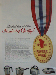 Revere Ware Pots And Pans 1952 Ad