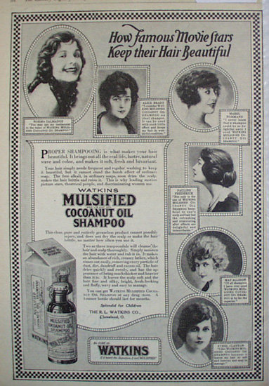 Watkins Mulsified Shampoo 1920 Ad