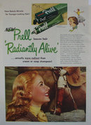 Prell Radiant Shampoo 1952 Ad