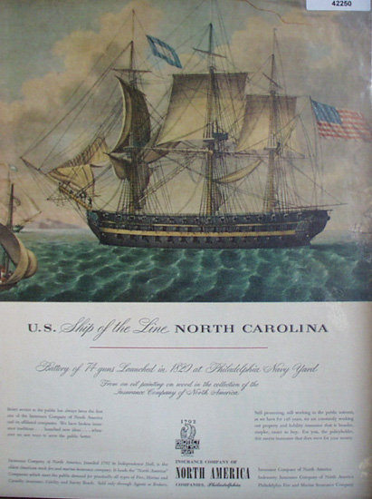 Insurance Co. Of North America 1950 Ad
