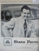 State Farm Insurance 1956 Ad Clarence Penny of PA
