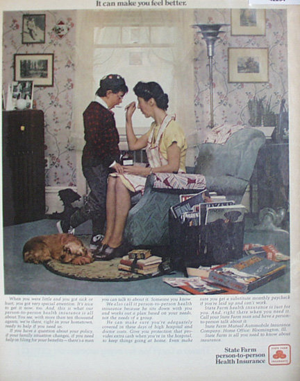State Farm Health Insurance 1971 Ad