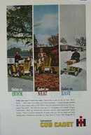 International Harvester Cub Cadet 1963 Ad