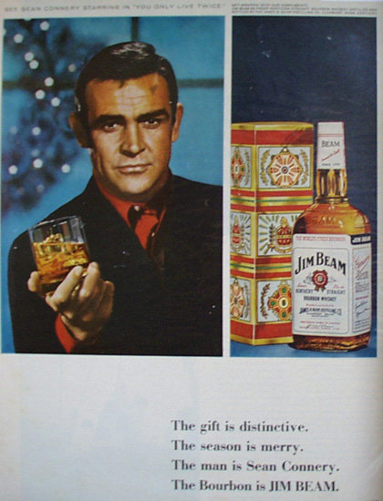 Jim Beam Bourbon Whiskey 1966 Ad.