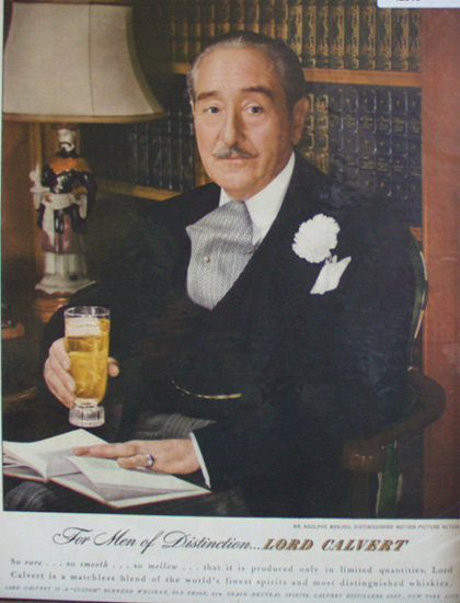 Lord Calvert Blended Whiskey 1946 Ad
