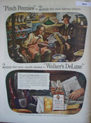 Walkers Deluxe Bourbon Whiskey 1944 Ad