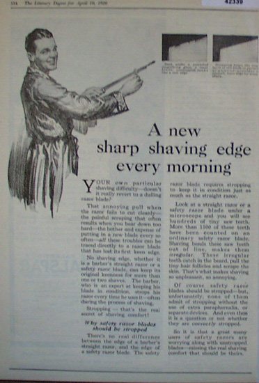 Auto Strop Razor 1920 Ad