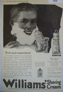 Williams Shaving Cream 1920 Ad