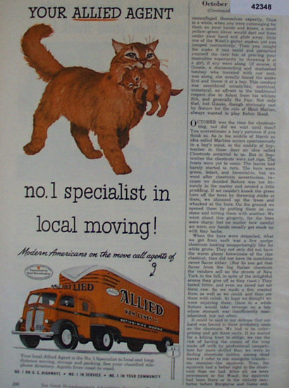 Allied Van Lines 1952 Ad