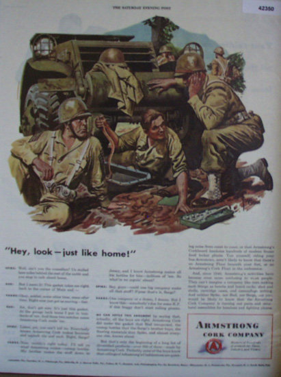 Armstrong Cork Co. 1943 Ad