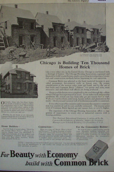 Common Brick 1920 Ad