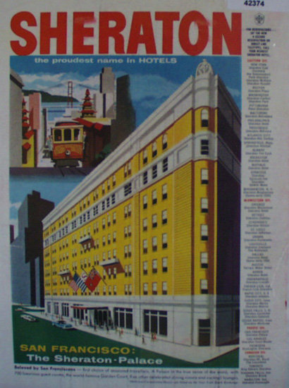 Sheraton Hotels 1958 Ad.