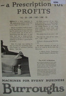 Burroughs Adding Machine Co. 1920 Ad