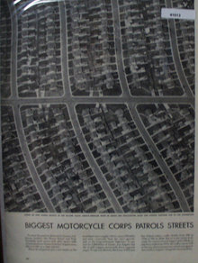 L.A. Motorcycle Corps Patrol 1949 Article
