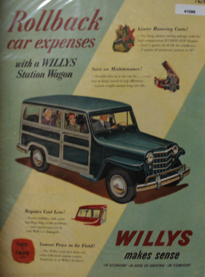 Willys Station Wagon 1951 Ad