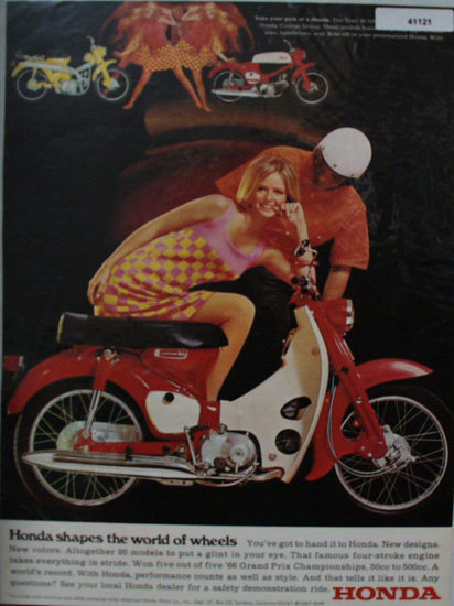 Honda 90 Motorcycle 1967 Ad