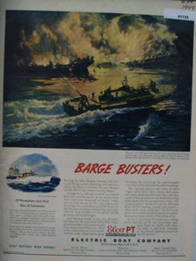 Elco PT Electric Boat Co. 1944 Ad