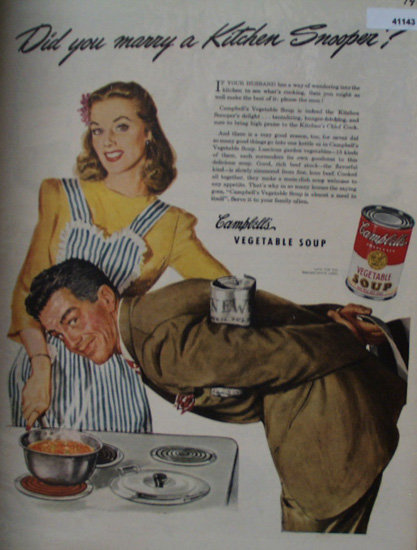 Campbell Vegetable Soup 1944 Ad