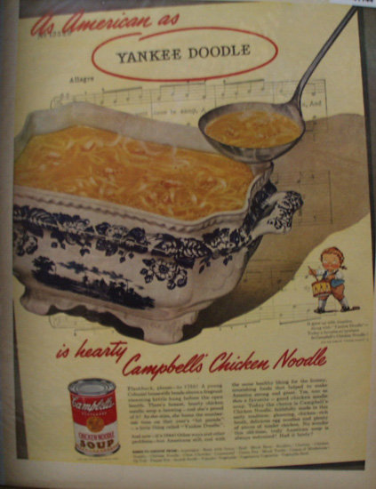 Campbells Chicken Noodle Soup 1944 Ad