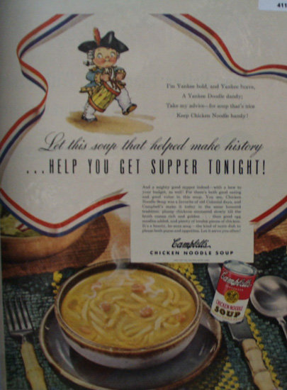 Campbells Chicken Noodle Soup 1949 Ad