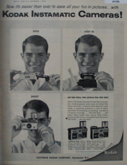 Kodak Cameras 1964 Ad