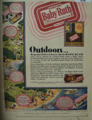 Curtiss Baby Ruth Candy 1928 Ad
