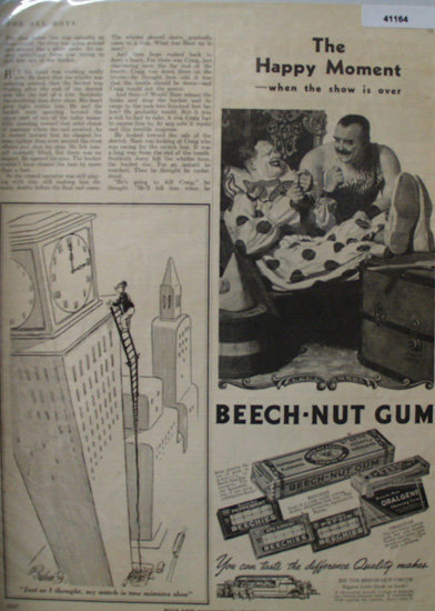 Beech Nut Gum 1937 Ad
