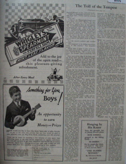 Wrigleys Spearmint Gum 1928 Ad