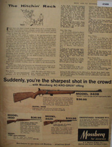 Mossberg Model 34OB Rifle 1962 Ad