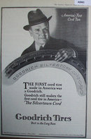 Goodrich Tires 1920 Ad.