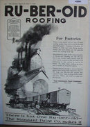 Ruberoid Roofing For Factories 1920 Ad