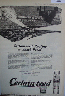 Certain Teed Products Corporation 1920 Ad