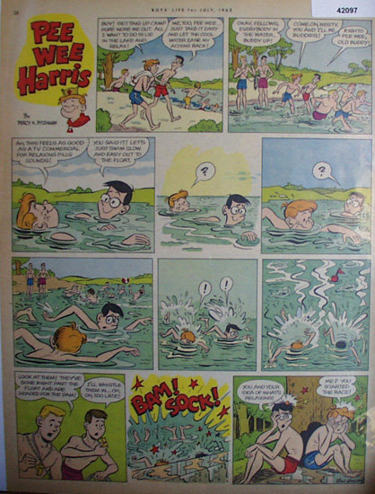 Pee Wee Harris 1962 Comic Page