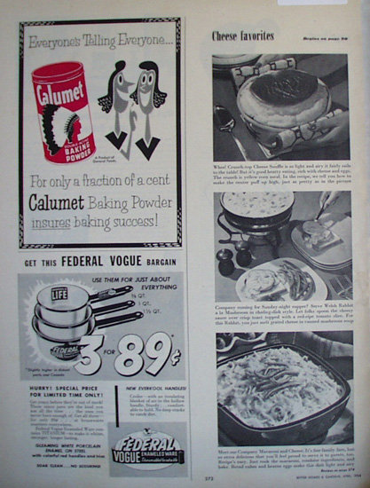 Calumet Baking Powder 1954 Ad
