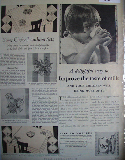 Corn Products Refining Co. Karo 1931 Ad