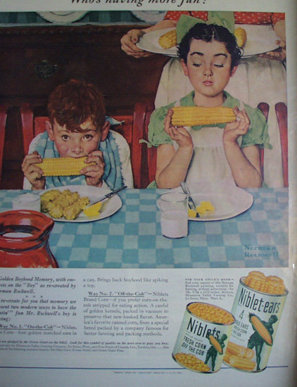 Niblets And Niblet Ears Corn 1940 AD