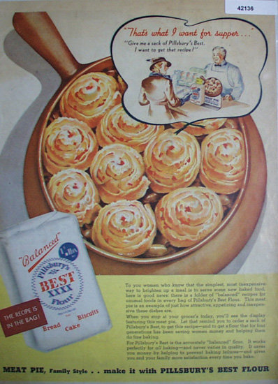 Pillsbury Best XXXX Flour 1936 Ad