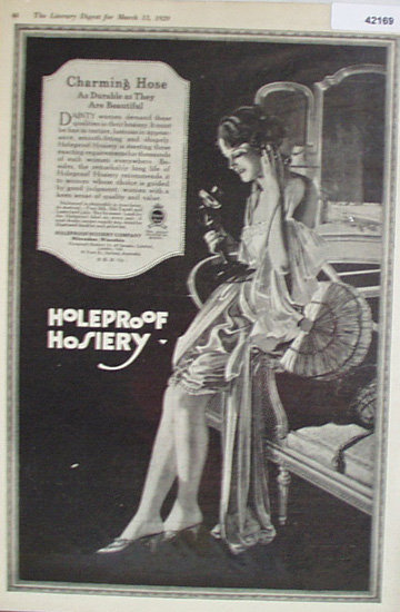 Holeproof Hosiery Co. 1920 Ad