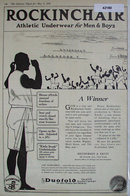 Rockingchair Athletic Underwear 1920 Ad