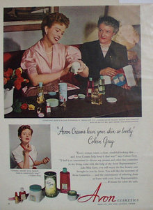Avon Cosmetics 1952 Ad