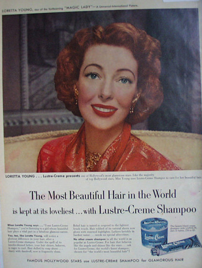 Lustre Crème Shampoo 1952 Ad.