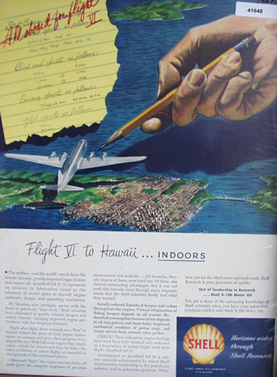 Shell Oil D 1947 Ad.
