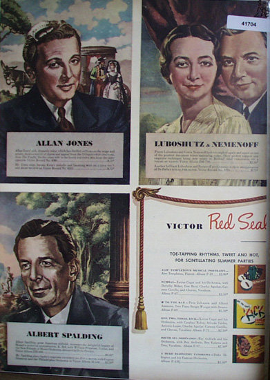 Victor Records 1943 Ad.