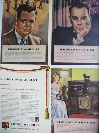 Victor Records 1943 Ad.