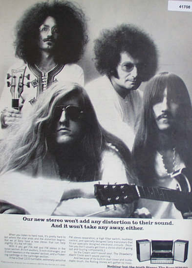 Sony HP580 Stereo 1969 Ad