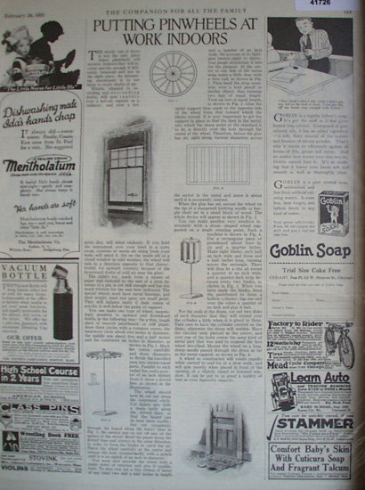 The Companion Shop By Mail 1921 Ad