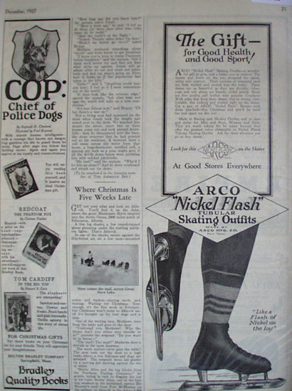 Arco Nickel Flash Skating Outfit 1927 Ad